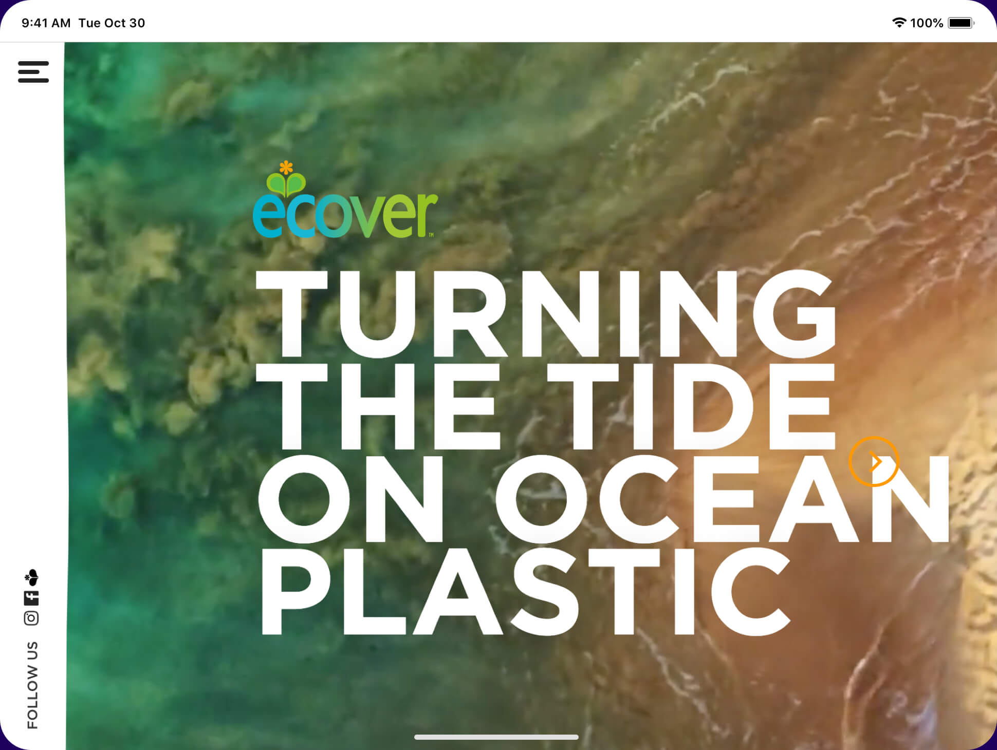 Ecover Plastic Ocean Screenshot