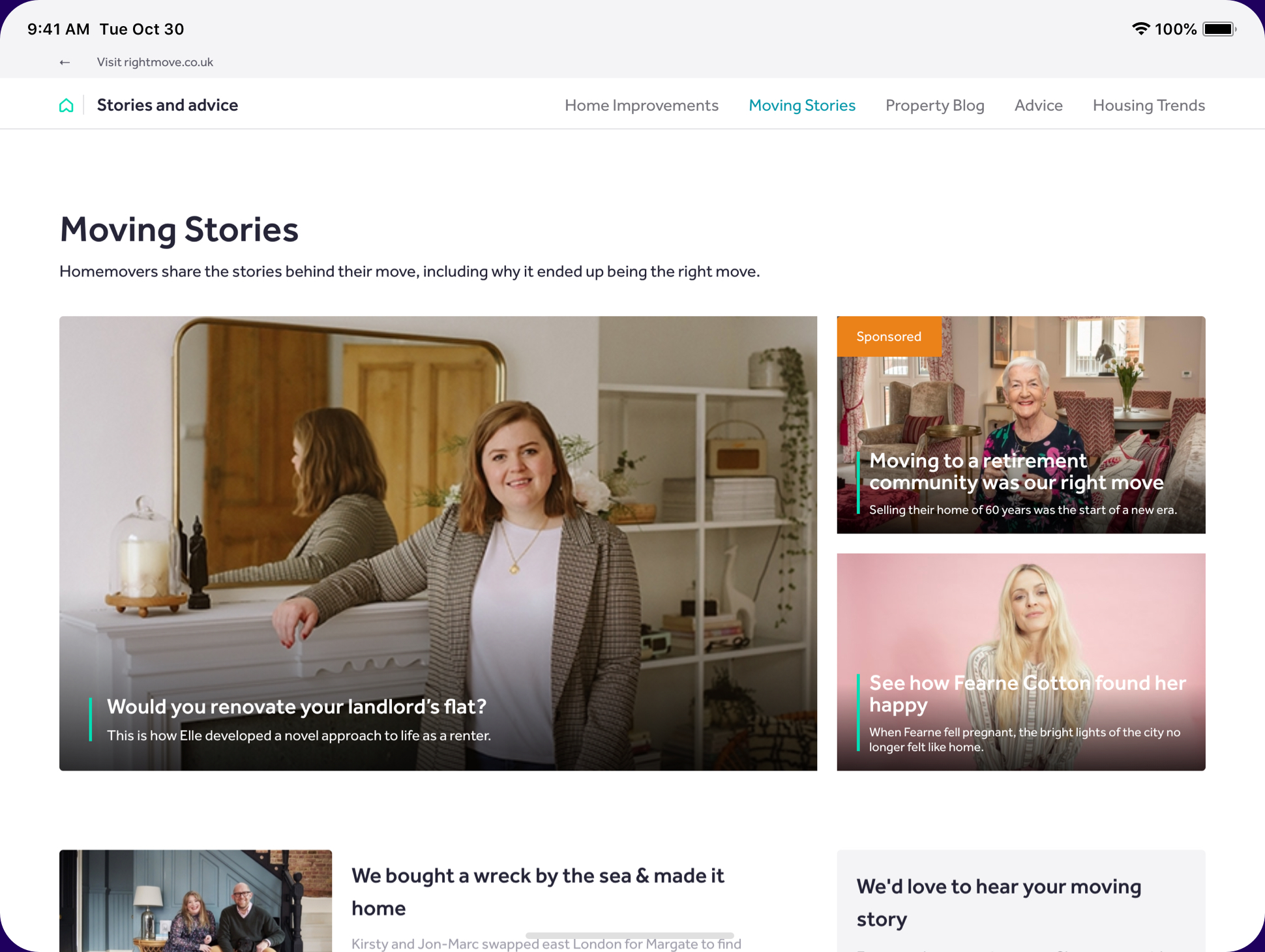 Moving Stories Rightmove