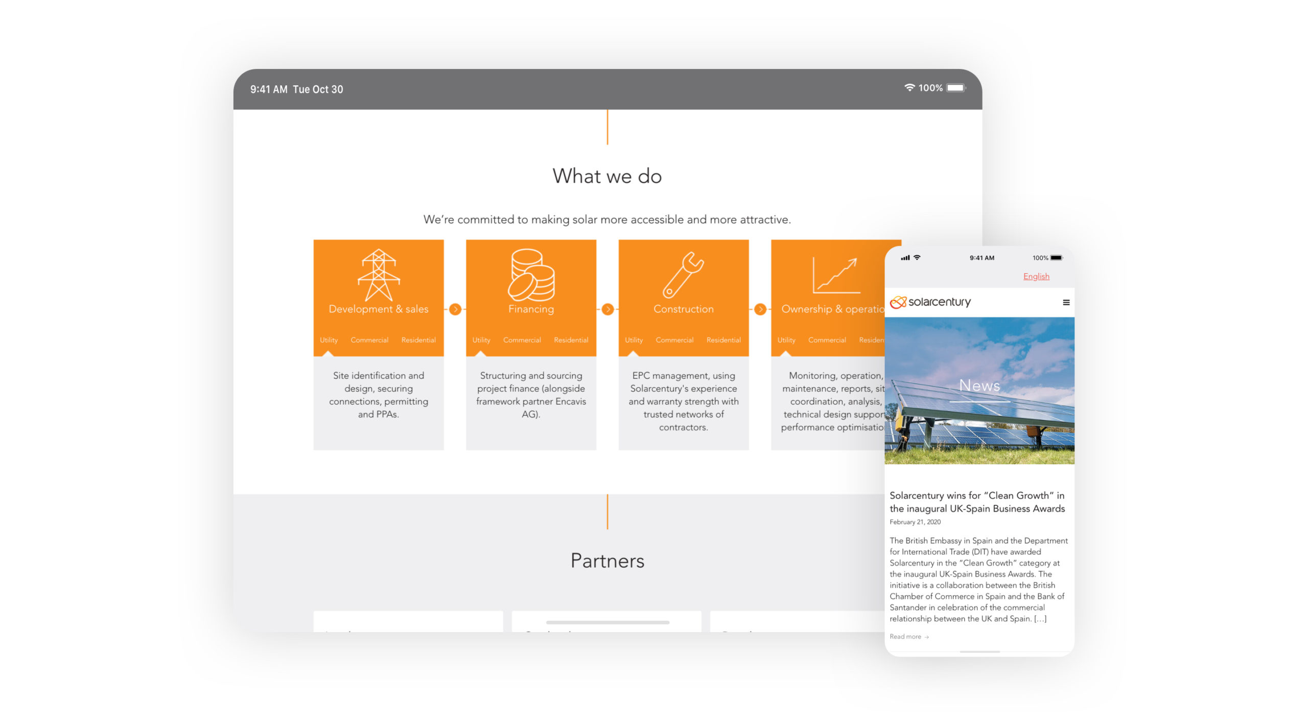 Solar Century website screenshot