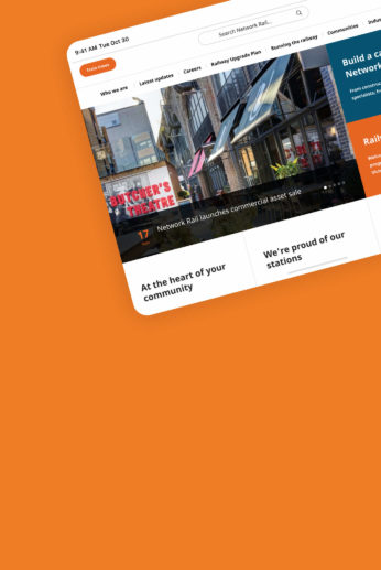 Creating Network Rail's main website in WordPress