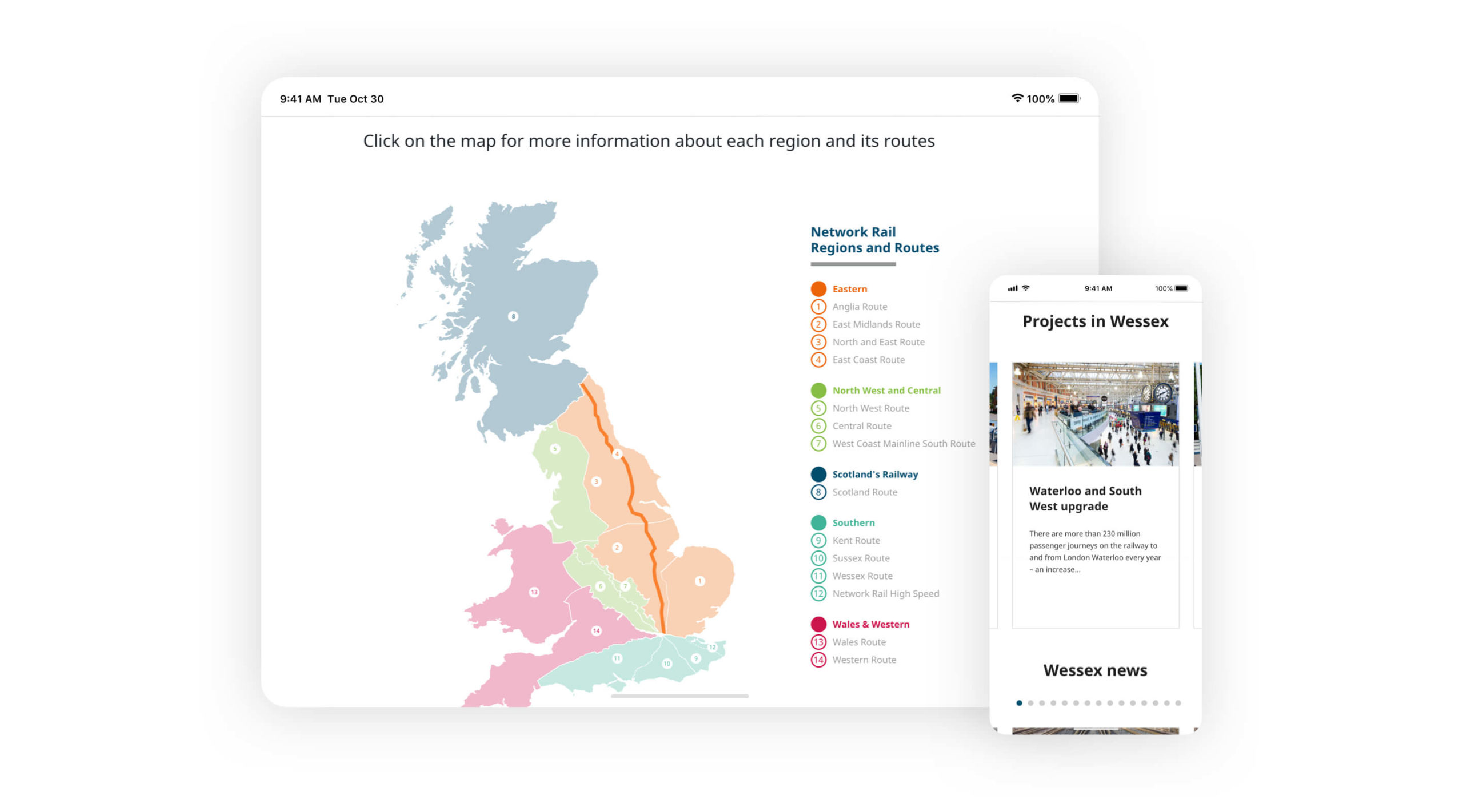 Network-rail website screenshot