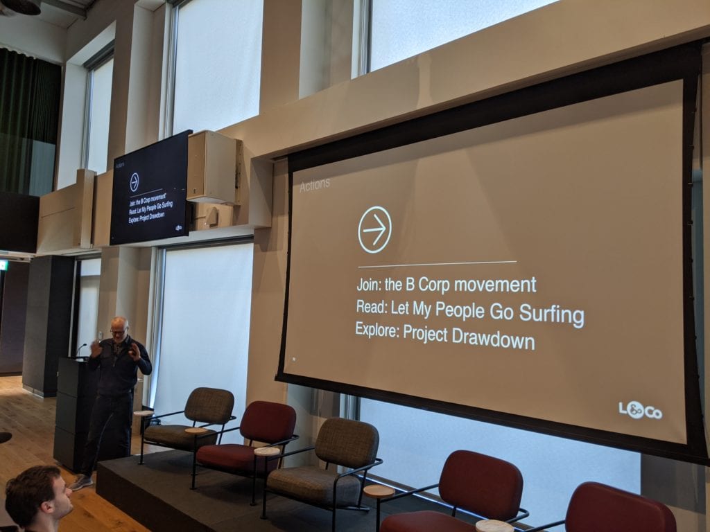 Paul's slide of the take aways from the talk