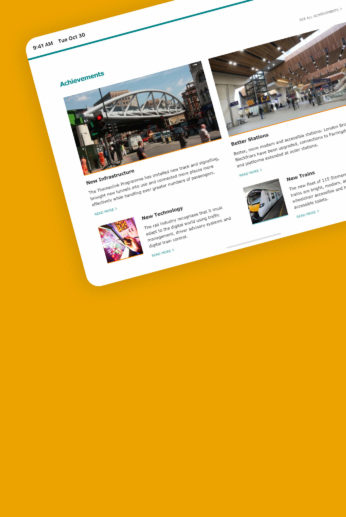 A learning legacy website for Thameslink Programme