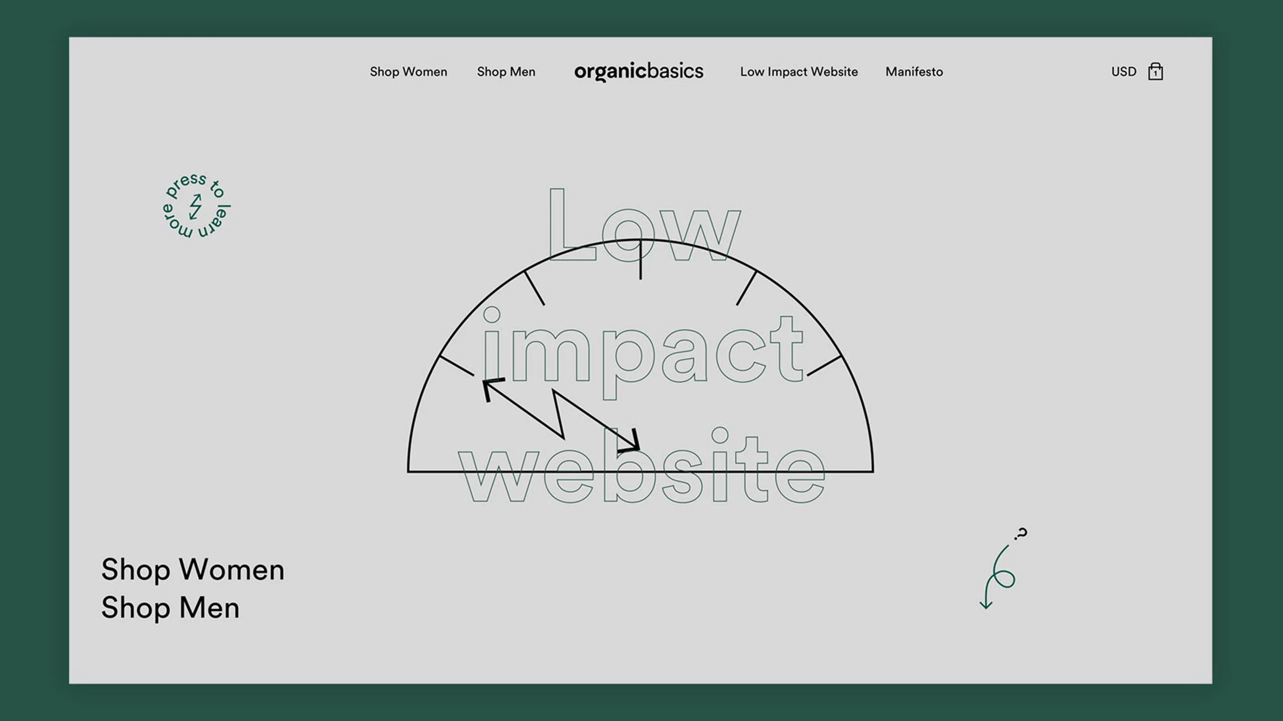 Organic Basics launch low impact website