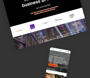 Building the Better Business Act website