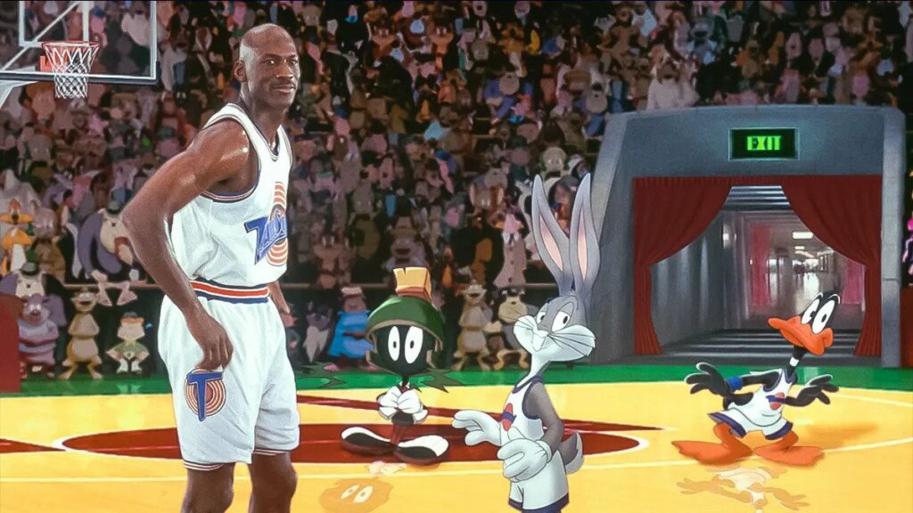 The new Space Jam movie loads like it's 1996