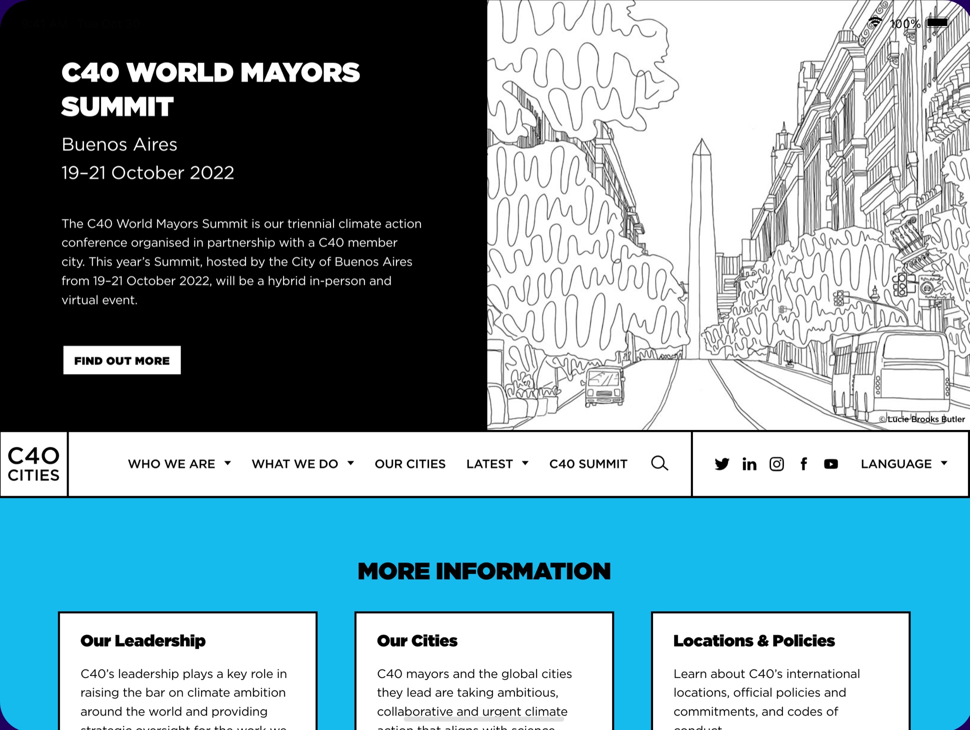 C40 site Header