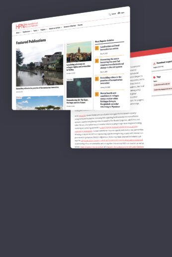 Helping the Humanitarian sector have better access to information
