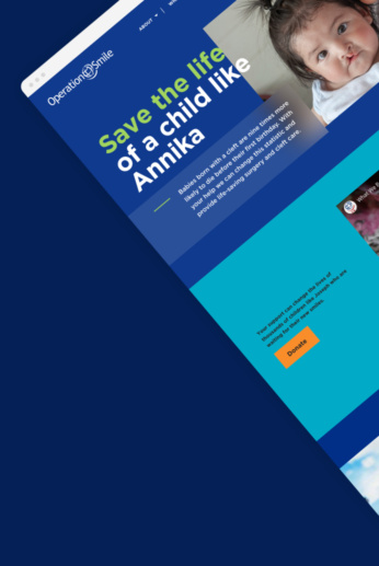 Conversion rate success leads to smiles all round for this global children's charity