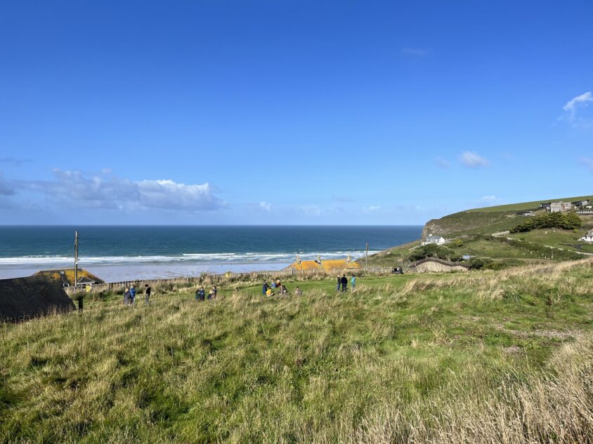 Sea side in cornwall