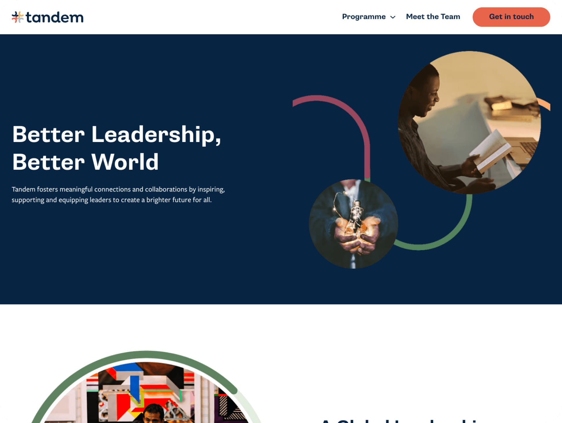 The Tandem homepage