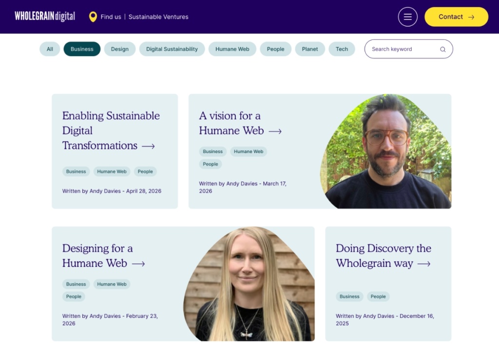 The people creating our Humane Web vision